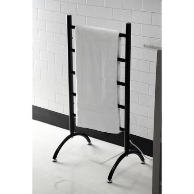 Freestanding heated towel discount rail